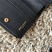 Forubags YSL Black Caviar Wallet with Gold/Silver hardware - 2