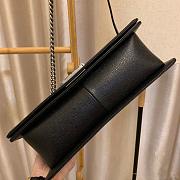 Chanel Boy Bag In Black Caviar Leather With Retro Silver Hardware 30cm - 5