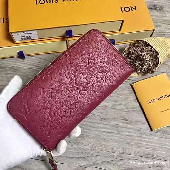 Louis Vuitton Monogram Empreinte Zippy Wallet M62214