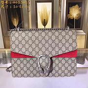 Forubags Gucci Dionysus medium GG shoulder bag Style ‎403348 red - 1