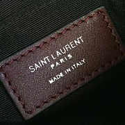 YSL TOY MONOGRAM IN BURGUNDY 19cm x 9cm x 13cm - 4