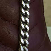 YSL TOY MONOGRAM IN BURGUNDY 21cm x 15cm x 12cm - 5