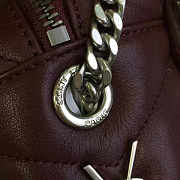 YSL TOY MONOGRAM IN BURGUNDY 21cm x 15cm x 12cm - 6