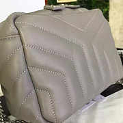 YSL TOY MONOGRAM IN Grey 21cm x 15cm x 12cm - 5