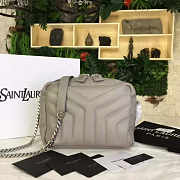 YSL TOY MONOGRAM IN Grey 21cm x 15cm x 12cm - 3