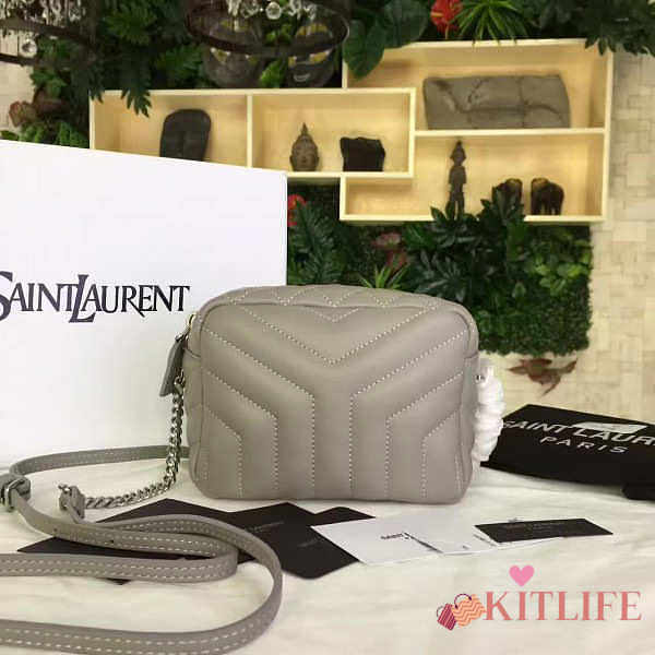 YSL TOY MONOGRAM IN gray 19cm x 9cm x 13cm - 1