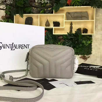 YSL TOY MONOGRAM IN gray 19cm x 9cm x 13cm