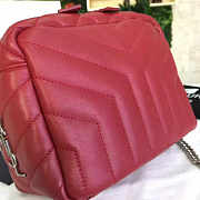 YSL TOY MONOGRAM IN Red 21cm x 15cm x 12cm - 3