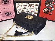 Gucci Padlock Gucci Signature Black Shoulder Bag 30*17*8cm - 4