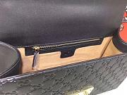 Gucci Padlock Gucci Signature Black Shoulder Bag 30*17*8cm - 3