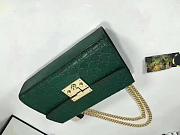 Gucci Padlock Gucci Signature Shoulder Bag in green 30*17*8cm - 5