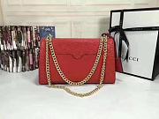 Gucci Padlock Gucci Signature Shoulder Bag in red 30*17*8cm - 2