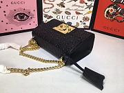 Gucci Padlock Gucci Signature Black Shoulder Bag 20cm - 5