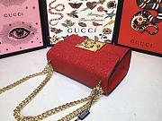 Gucci Padlock Gucci Signature Red Shoulder Bag 20cm - 6