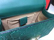 Gucci Padlock Gucci Signature Green Shoulder Bag 20cm - 5