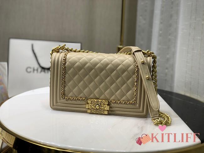 Forubags Chanel Leboy lambskin leather Bag 20cm/25cm - 1