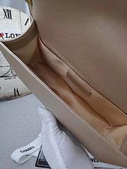 Forubags Chanel Leboy Cavair Chevron Quilted leather Bag 25cm - 3
