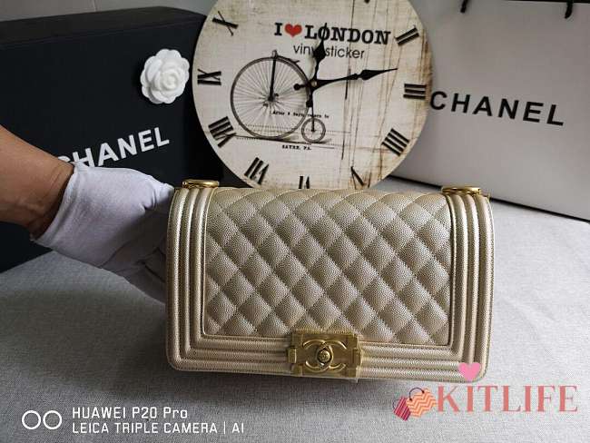 Forubags Chanel Leboy Cavair leather Bag 25cm - 1