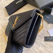 YSL Woc Chain Caviar Leather Bag -22.5*14*4CM - 3
