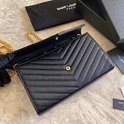YSL Woc Chain Caviar Leather Bag -22.5*14*4CM - 4