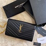 YSL Woc Chain Caviar Leather Bag -22.5*14*4CM - 2