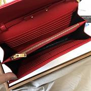 YSL Woc Chain Red Caviar Leather Bag Gold Hardware -22.5*14*4CM - 6