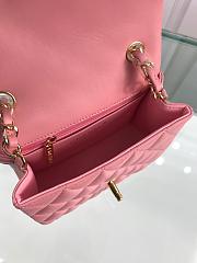 Forubags Chanel Mini Flap Bag Lambskin Leather With Bright Gold Hardware - 5