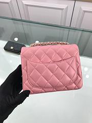 Forubags Chanel Mini Flap Bag Lambskin Leather With Bright Gold Hardware - 4