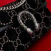 Forubags Gucci Dionysus GG velvet Shoulder Bag 499623 Black 25x14x7cm - 2