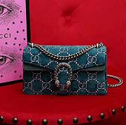 Forubags Gucci Dionysus GG velvet Shoulder Bag 499623 Blue 25x14x7cm - 1