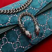 Forubags Gucci Dionysus GG velvet Shoulder Bag 499623 Blue 25x14x7cm - 6