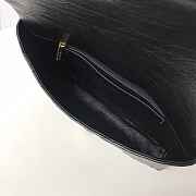 Forubags Chanel Palm Print Black Calfskin Clutch - 5