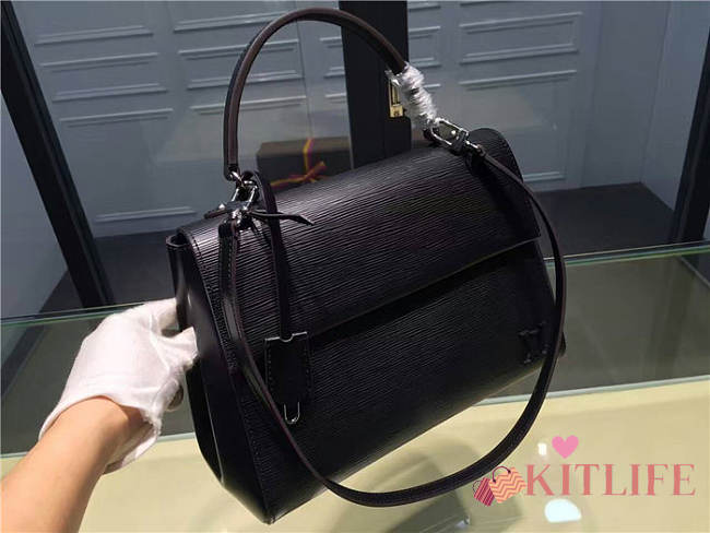 LOUIS VUITTON CLUNY MM M41302 BLACK - 1