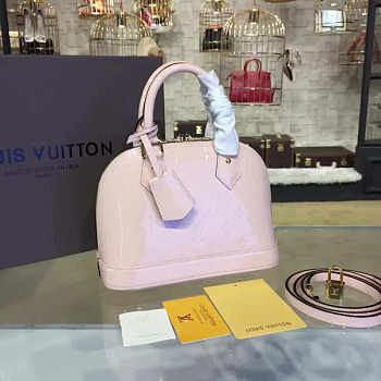 FORUBAGS 3 LV Alma BB Tote Bag Monogram Vernis M50415 