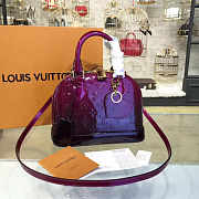 FORUBAGS 5 LV Alma BB Tote Bag Monogram Vernis M90322  - 1