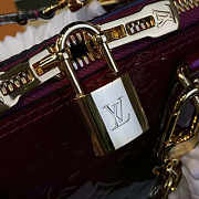 FORUBAGS 5 LV Alma BB Tote Bag Monogram Vernis M90322  - 6