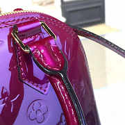 FORUBAGS 5 LV Alma BB Tote Bag Monogram Vernis M90322  - 2
