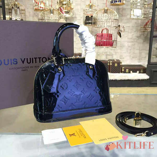 FORUBAGS 14 LOUIS VUITTON ALMA BLACK BB - 1