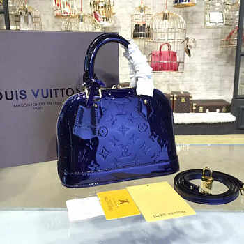 FORUBAGS 15 LOUIS VUITTON ALMA DARK BLUE BB