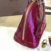 FORUBAGS 16 LV Alma BB Tote Bag Monogram Vernis M50565  - 3