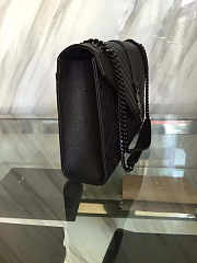 YSL ENVELOPE LARGE BAG ALL BLACK size: 31cm x8.5cm x 22cm  - 4