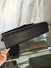 YSL ENVELOPE LARGE BAG ALL BLACK size: 31cm x8.5cm x 22cm  - 3