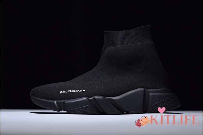 Balenciaga Speed Trainer Triple Black Shoes - 1