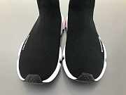 Balenciaga Speed Trainer Triple Black And Red Shoes - 6