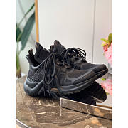 Louis Vuitton Black Sneakers Shoes - 5