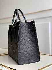 FORUBAGS LOUIS VUITTON ONTHEGO BLACK SIZE:35X28X15cm - 5