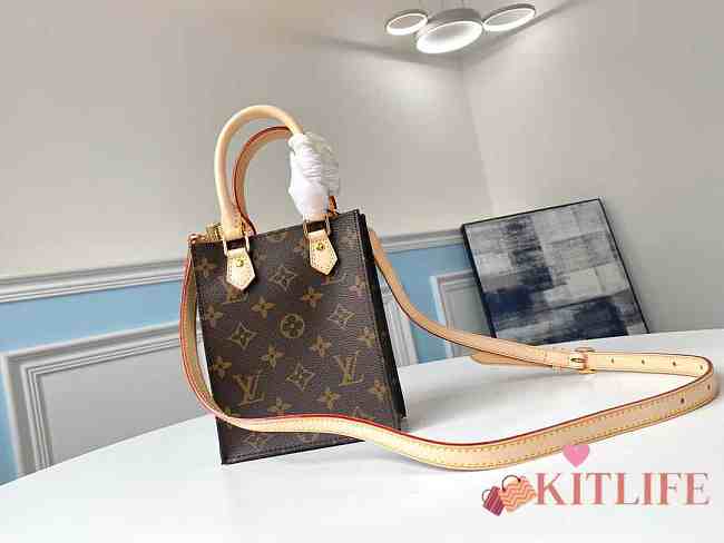 LV HANDBAG MINI ONTHEGO SIZE 17.0 x 14.0 x 5.5 CM - 1