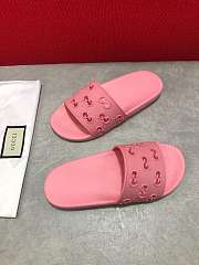 Forubags-38  Gucci Women's Rubber GG Slide Sandal Style ‎573922 JDR00 5846 - 3