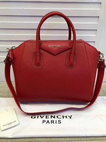 Forubags Givenchy Antigona In Red Handbag 33*28*19cm