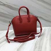 Givenchy Mini Antigona Red Handbag 22*20*13cm - 6